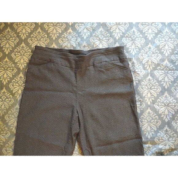Versona Black & Tan Comfort Stretch Pants Womens Size 16 - Picture 4 of 6